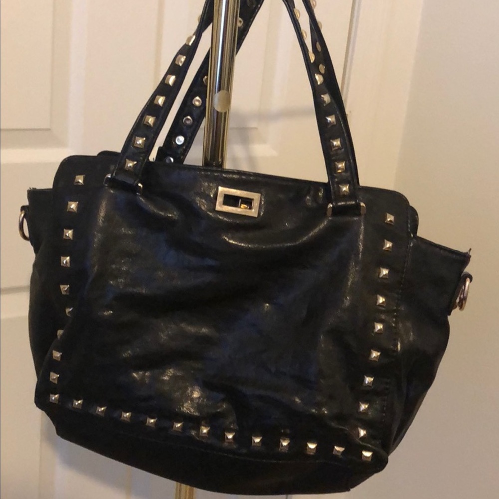 Black tote bag from Expressions NYC